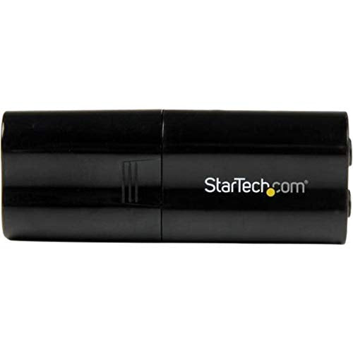 StarTech.com USB Sound Card - 3.5mm Audio Adapter - External Sound Card - Black - External Sound Card (ICUSBAUDIOB) (Pack of 2) 1 Count (Pack of 2)