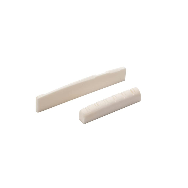 [AUSTRALIA] - Alnicov Guitar Bone Bridge Saddle And Nut Replacement Accessories for 12 String Acoustic Guitar 