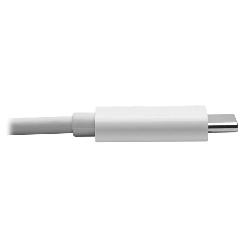 Tripp Lite USB C to HDMI/DisplayPort/VGA Adapter (M/F), USB 3.1 Gen 1, Thunderbolt 3 to HDMI/DisplayPort/VGA, 4K Adapter, White (U444-06N-HVDPW)