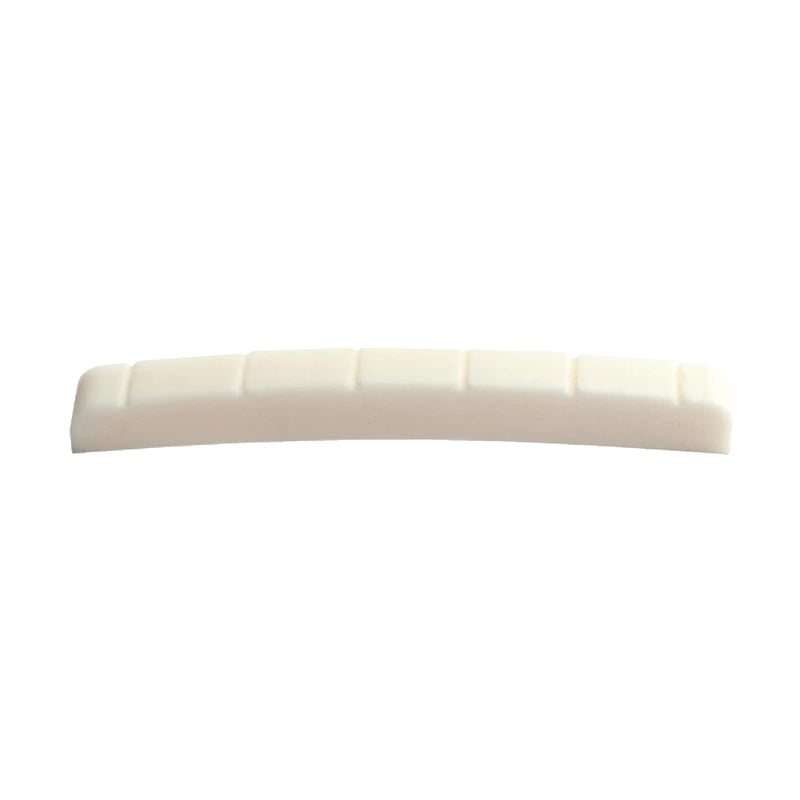 Miwayer 6 String Electric Guitar Bone Nut Curved Bottom Pre-Slotted Made of Real Bone (43 X 3.2 X 5/5.65/4.6mm 1 pack) 43 X 3.2 X 5/5.65/4.6mm 1 pack