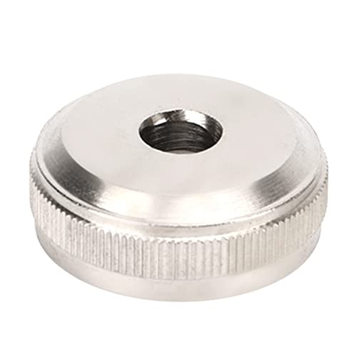 3Pcs Trumpet Valve Buttons Metal Silver Screw Piston for Trumpet Replacement 0.8 * 2.18 * 2.18mm Trumpet Bottom Valve Cap