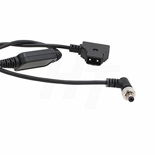 12V D-tap Locking DC Barrel Power Cable for Blackmagic ATEM Mini, SmallHD, Atomos Ninja V Monitor, Zaxcom Lectrosonics Wireless, MixPre-10, Decimator 50 cm P-tap