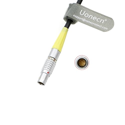 Uonecn Preston FIZ Follow Focus Motor Cable 7 Pin Male to Right Angle 7 Pin Male