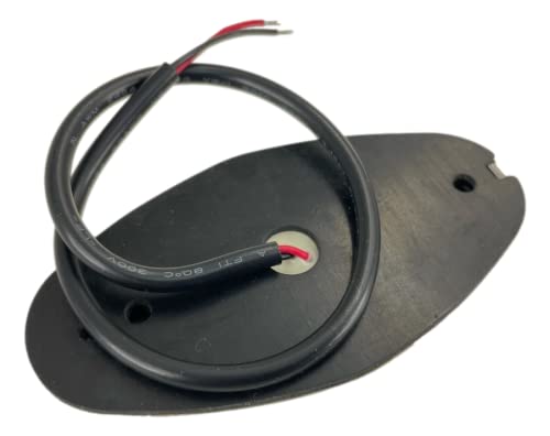 [AUSTRALIA] - Pactrade Marine Boat Vertical Mount SS316 Navigation Light 12V 1NM LED Green Starboard 95LM Red Port 20LM Light 12m 112.5 Degrees Each 12V DC / 1W Teardrop Oval Stainless Steel Housing 