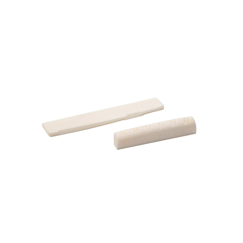 [AUSTRALIA] - Alnicov Guitar Bone Bridge Saddle And Nut Replacement Accessories for 12 String Acoustic Guitar 