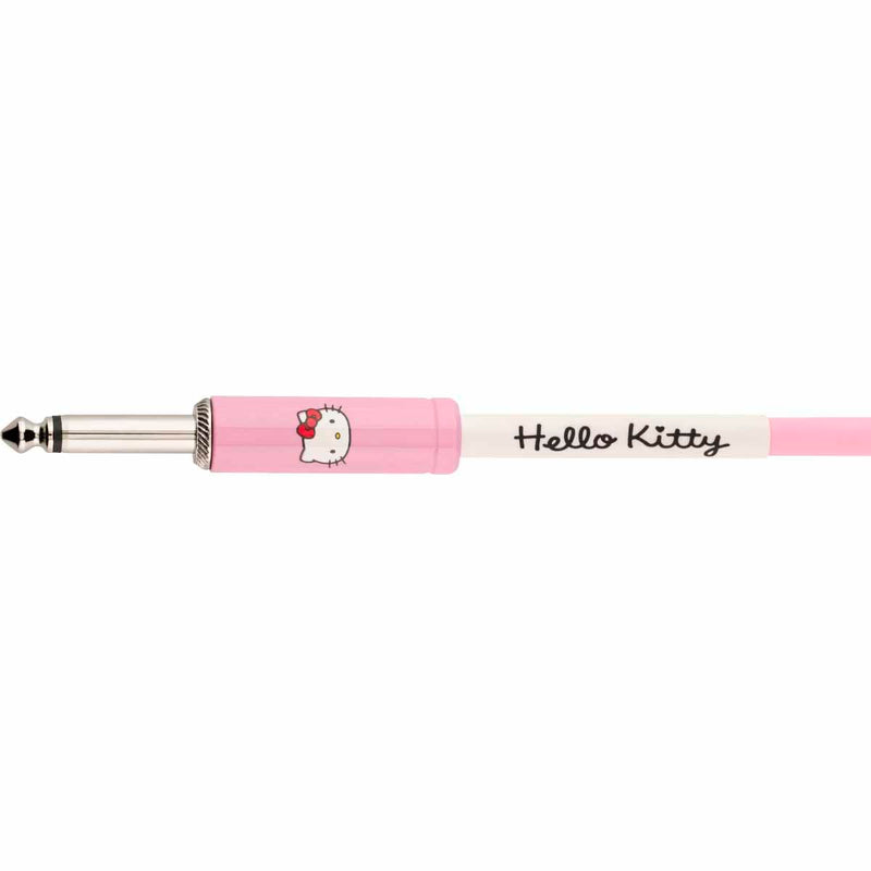 Fender Hello Kitty Instrument Cable, 18.6ft Guitar Cable, Pink 18.6 FT