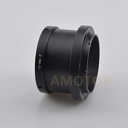 T2 to Nikon Z Camera Adapter,T2 T-Mount telephoto Lens to for Nikon Z Mount Z6 Z7 Full Frame Camera T2 to Nik Z adapter