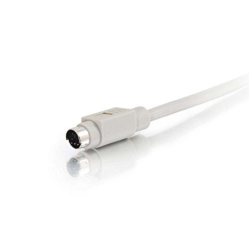 C2G 02715 PS/2 M/F Keyboard/Mouse Extension Cable, Beige (6 Feet, 1.82 Meters) 6 feet Keyboard Mouse Extension Cable 6 Feet