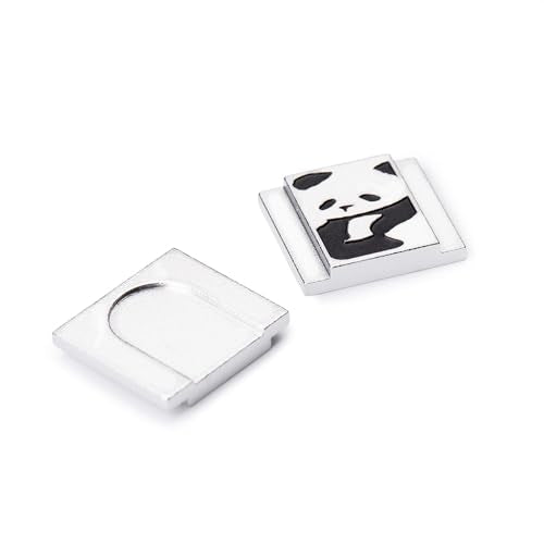 Camera Metal Hot Shoe Cover Protector Cap Cute Panda Compatible for Fujifilm X100VI X100V X-M5 X-E5 X-T4 X-T3 for Leica set