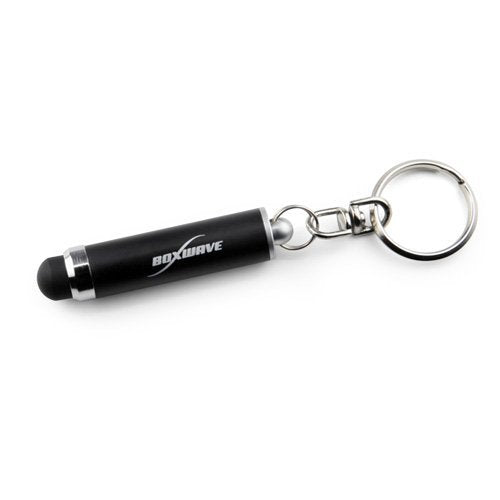 Stylus Pen for Samsung Galaxy Prevail (Stylus Pen by BoxWave) - Bullet Capacitive Stylus, Mini Stylus Pen with Keyring Loop for Samsung Galaxy Prevail - Jet Black