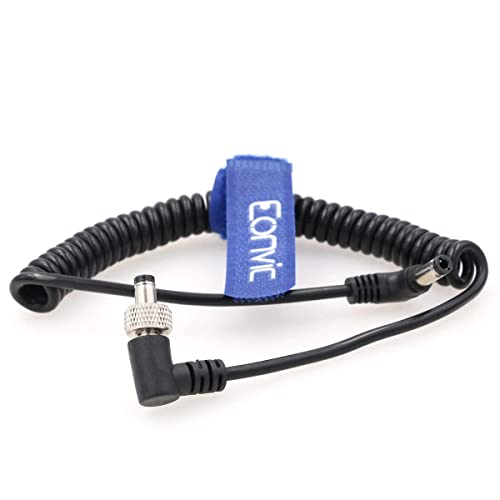 Locking 2.5mm DC to 2.5mm DC Right Angle Power Cable for Atomos Shogun 7 /Smallhd 702 Touch Video Devices Pix-E7 Pix-E5