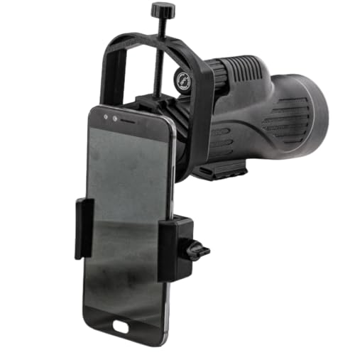 Monocular Telescope Smartphone Adapter, Digiscoping Phone Holder