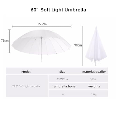 Godox UB-L2 Photography 60inch/150cm Studio Lighting Reflective Umbrella 60"