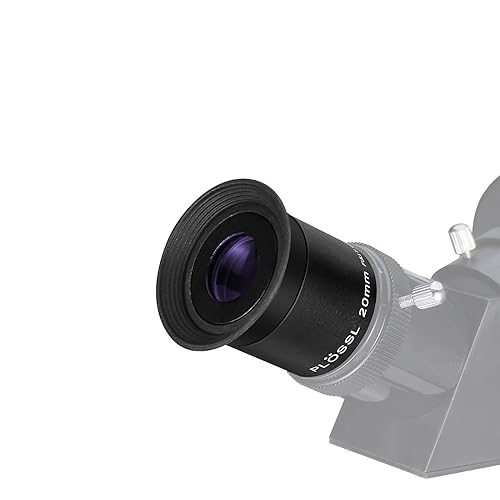 CelticBird Telescope 1.25'' Super Plossl Eyepiece 20mm 4-Element Plossl Design Threaded for Standard 1.25inch Astronomy Filters PL20mm