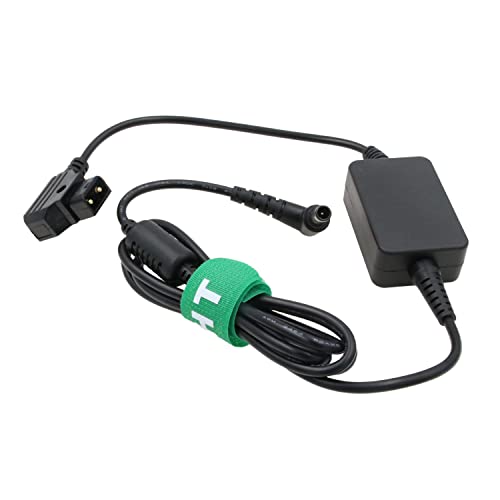 Power Cable for Sony FX6 FX9 Camera, V-Mount D-tap to 19.5V DC Barrel, Regulated, 20"