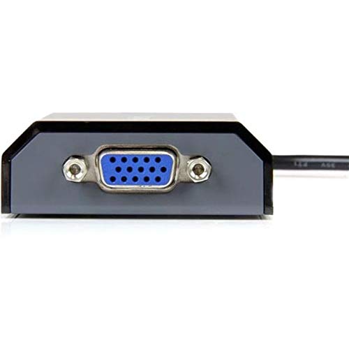 StarTech.com USB to VGA Adapter, External USB Video Graphics Card for PC and MAC, 1920x1200 - replacement for USB32VGAPRO | USB to VGA external video graphics card for PC and Mac, Up to five adapters per PC USB 2.0 to VGA (DL Certified)