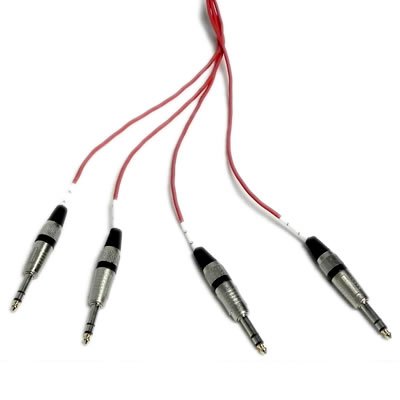 [AUSTRALIA] - 4 Channel 1/4" TRS Snake Cable - 10 Feet Long - Serviceable Ends - Pro Audio Effects Snake for Live Live, Recording, Studios, and Gigs - Patch, Amp, Mixer, Audio Interface 10' 10 Foot - 4 Channel 