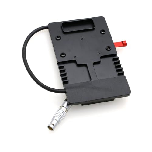 V-Port Rear Mount Battery Plate V-Mount Battery Output 6-pin Female Power Cord for DJI Ronin 4D RED Camera 10cm Straight 6Pin Female