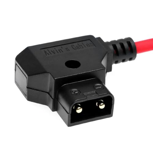 Alvin's Cables Dtap to Locking DC 2.1 Cable, Atomos Ninja Dtap Power Cable Right Angle Ultra Soft for Video Devices PIX-E7 PIX-E5 Monitor, for Hollyland Mars 400s 60cm|23.6in 60cm/24in ultra soft Right Angle Lock DC