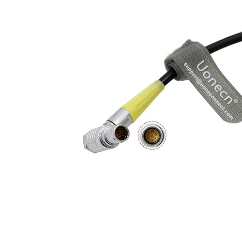 Uonecn Preston FIZ Follow Focus Motor Cable 7 Pin Male to Right Angle 7 Pin Male