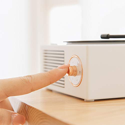 [AUSTRALIA] - Old Fashioned Classic Style Bluetooth Speaker Pink Vinly Record Player Style Cute Look Creative Gift for Girls Bass Enhancement Loud Volume Speaker by KintiSun 