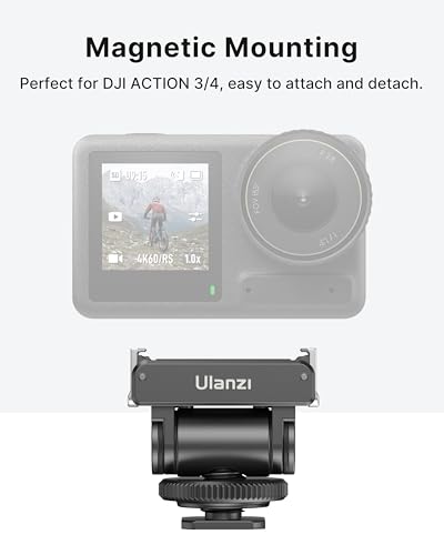 ULANZI CA22 Magnetic Cold Shoe Adapter Mount with 180° Tilt Quick Release