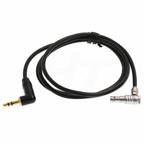 3.5mm Audio Cable for ARRI Alexa Mini/RED V-Raptor/Z CAM E2 Camera Sony Zoom Receiver, 3.5mm 1/8'' TRS to 00B 5 Pin (1 m, Right Angle 5-pin) 1 m