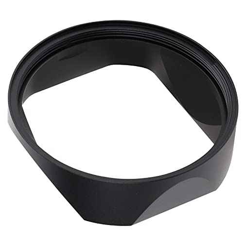 Metal Square Lens Hood for Leica Q3 Q2 Q Q-P QP Q Typ116 Digital Camera Accessories Black (Not fit on Leica Q3-43)