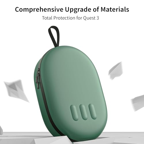 annapro Shoulder Backpack and Carrying Case for Meta Quest 3, Green