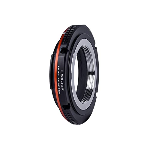 PHOLSY Lens Mount Adapter Compatible with M39 LTM Lens to Canon RF Camera Leica 39mm to Canon RF