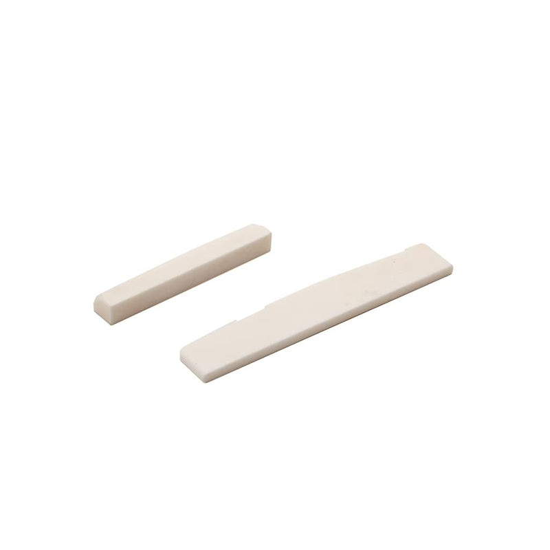[AUSTRALIA] - Alnicov Guitar Bone Bridge Saddle And Nut Replacement Accessories for 12 String Acoustic Guitar 