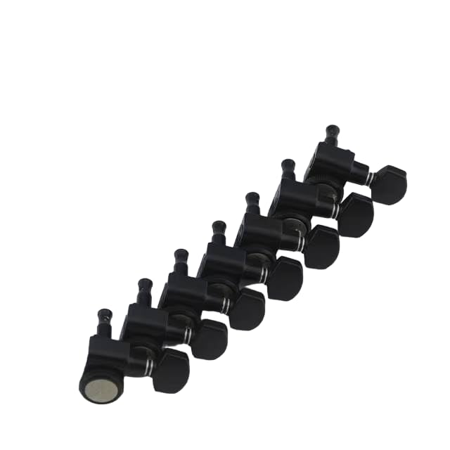 7-String Guitar Locking Machine Heads - 7R Tuning Pegs for Electric Guitar, Precision Tuning Pegs Replacement (7R Inline)