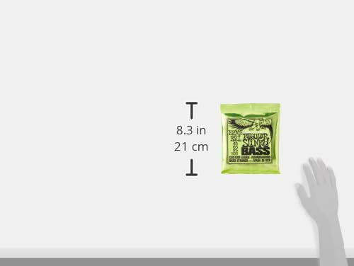 Ernie Ball Medium Scale Regular Slinky Nickel Wound Bass Guitar Strings, 45-105 Gauge (P02856)