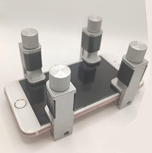 4 Pack Phone Repair Clamps, Adjustable CellPhone Screen Refurbish Tools, Screen Fastening Clamps Securing Clip Fixture Tools,Compatible for iPhone, Samsung, iPad, MacBook, Laptops, Tablets, LCD Screen 4pcs Clamps tools