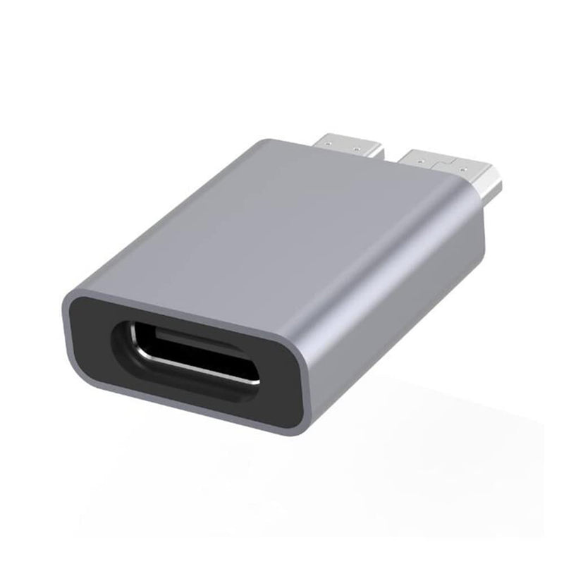 Kework 2 Pack Micro B USB to USB Type C Adapter, USB 3.1 Type C Female to USB 3.0 Micro B Male Adapter Converter Connector Gray