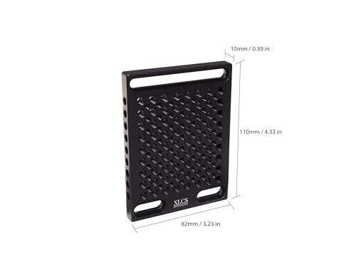 XLCS Backplate for Blackmagic Micro Cage | Micro Studio Camera 4K G2 | Original Micro Cinema Camera | BMMCC | Cheese Plate | BMMSC 4K G2 | Cinema Rig | Modular Design