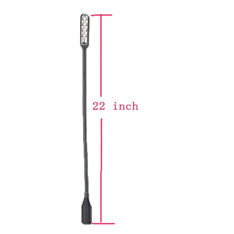[AUSTRALIA] - 22 inch XLR 4 Pin LED Light Studio Lamp XLR gooseneck lamp for DJ Mixer,XLR 4PIN Connect Port（XLR 4Pin Port） FBALED4P 