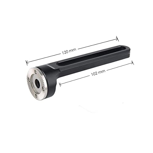 NICEYRIG NATO Rail to Rosette Mount Adapter for ARRI Standard DIY Rig, for RED DSMC2 Weapon/Epic-W/Scarlet-W/Raven - 372