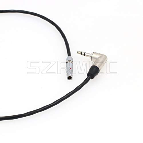 SZRMCC Tentacle Sync Zaxcom 3.5mm TRS to 00B 4 Pin Male Timecode Cable for RED Epic Scarlet DSMC2 Camera Straight 4 Pin