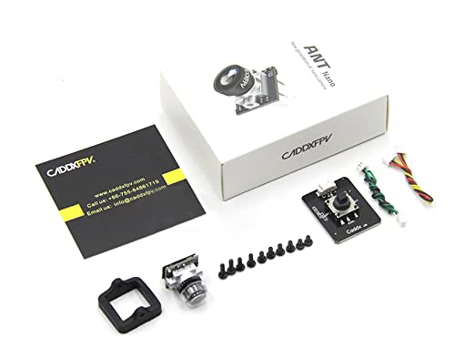 SoloGood Caddx Ant FPV Camera 1200TVL Global WDR OSD 1.8mm Nano FPV Camera 16:9 NTSC PAL for RC FPV Cinewhoop Tinywhoop Drone Black 16:9