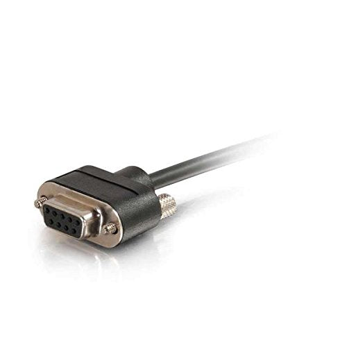 [AUSTRALIA] - C2G 52180 Serial RS232 DB9 Null Modem Cable with Low Profile Connectors F/F, in-Wall CMG-Rated, Black (35 Feet, 10.66 Meters) 