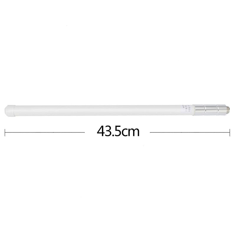 UHF Fiberglass Mobile Radio Antenna,70CM 400-470mhz GMRS Base Antenna 17inch So239 Connector for Ham Radio Device Repeater Mobile Transceiver with Antenna Mount Bracket
