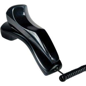 II Black Phone Shoulder Rest | Landline Telephone Accessory (00801M)