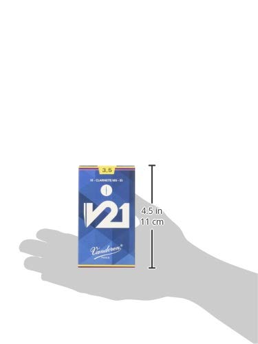 Vandoren CR8135 Bb Clarinet V21 Reeds Strength 3.5; Box of 10