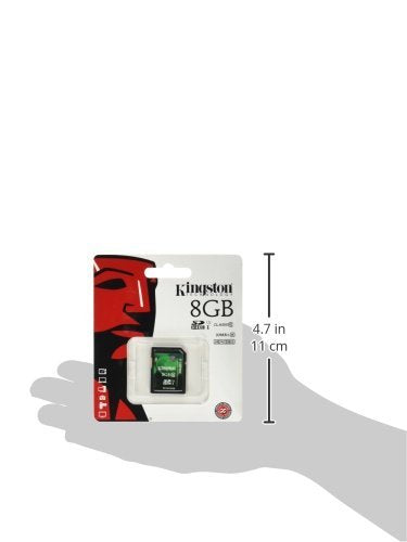 Kingston Digital 8 GB SDHC/SDXC Class 10 UHS-1 Flash Memory Card 30MB/s (SD10V/8GB) 8GB