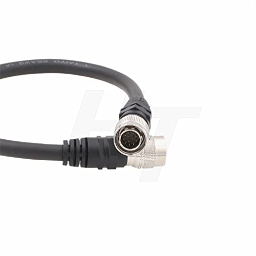 HangTon 12 Pin Hirose Male to Female Cable for Hitachi Panasonic Sony CCD Camera CCXC-12P DXC-950 990 30cm HR10A-10P-12P to HR10A-10P-12S