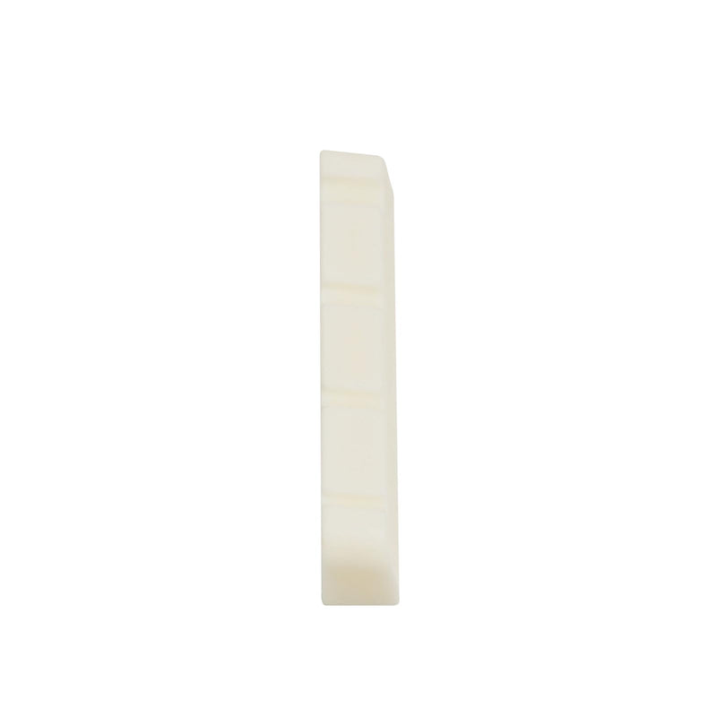 Miwayer 4/5/6 String Electric Bass Bone Bridge Nut Flat Bottom Pre-Slotted Made of Real Bone (4S 38X6X9/8.3 1pack) 4S 38X6X9/8.3 1pack