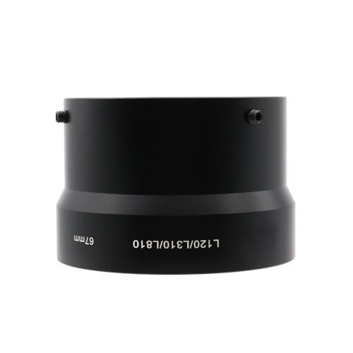 67mm Lens Adapter Tube for Nikon CoolPix L120 L310 L810 – Compatible with UV/CPL/ND Filters and Macro/Telephoto Lenses, Black