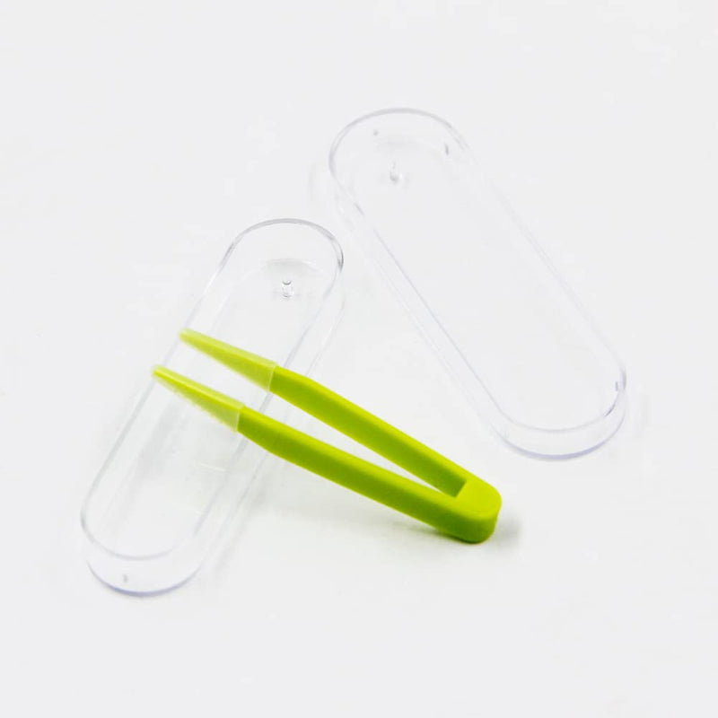 MorTime 5 pcs Portable Contact Lens Stick Tool Case Set (Inserter/Remover+Tweezer with Soft Tip)