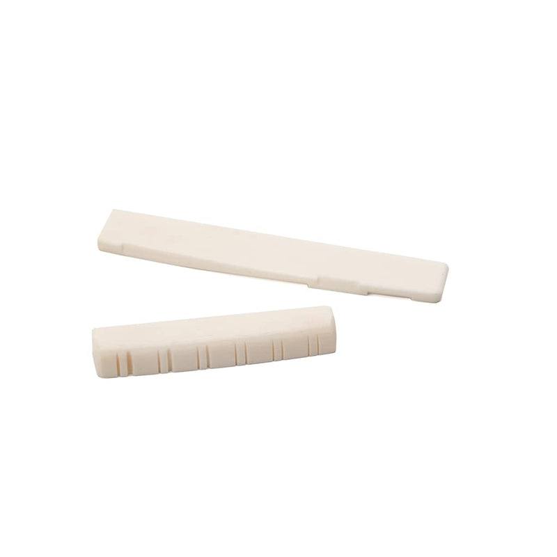 [AUSTRALIA] - Alnicov Guitar Bone Bridge Saddle And Nut Replacement Accessories for 12 String Acoustic Guitar 